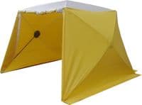 Medical / Emergency Services Work Tent - PVC Solid Colour / Translucent Roof