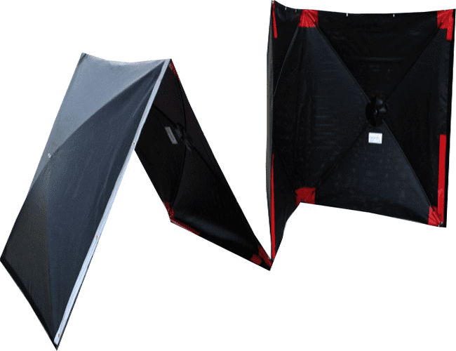 Premium Fire Service Incident Screening - Black Mesh