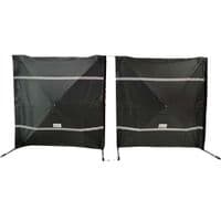 Premium Fire Service Incident Screening - Black Mesh