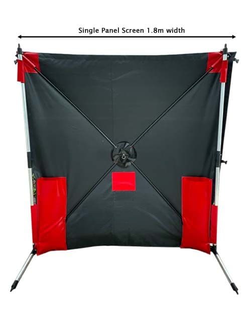 Premium Fire Service Incident Screening - Black Mesh