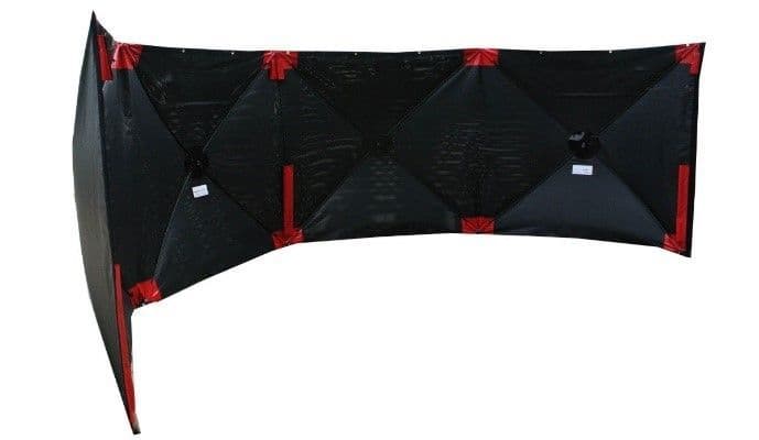 Premium Fire Service Incident Screening - Black Mesh