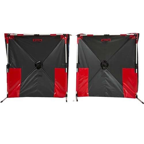 Premium Fire Service Incident Screening - Black Mesh