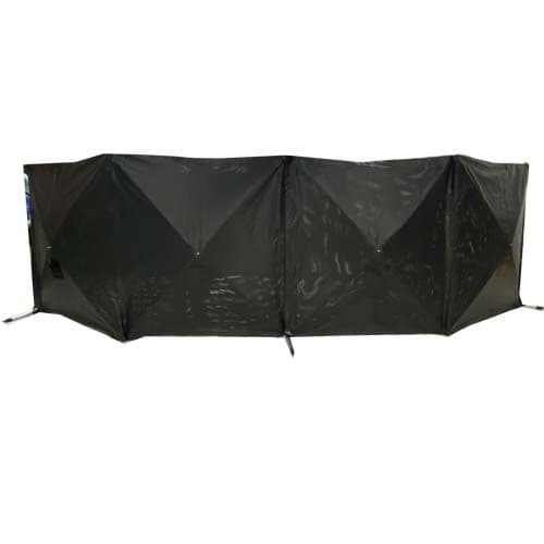 Premium Police Barrier Screening - Black Mesh
