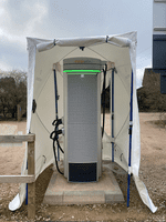 Premium Work Tent - EV Charger Installation - Extendable Height