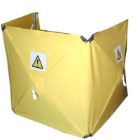 Railway Work Area Barrier Screening