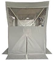 Sound Engineer & Production Cart Shelter with Covered Windows