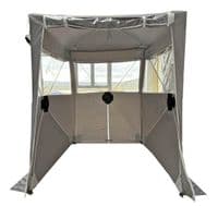 Sound Engineer & Production Cart Shelter with Covered Windows