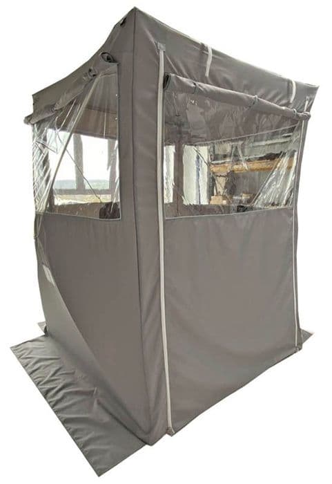 Sound Engineer & Production Cart Shelter with Covered Windows