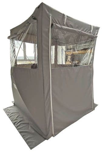 Sound Engineer & Production Cart Shelter with Covered Windows