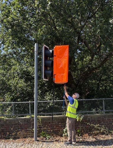 Traffic Signal Light Cover