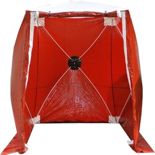 Welding Tent Shelter - Red Translucent - High Spec (ARC/MIG/TIG)