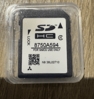 Mitsubishi MMCS W-15 W-17 Navigation Navi SD Karte Europe 2024 8750A594