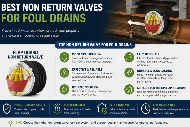 Best Non Return Valves for Foul Drains
