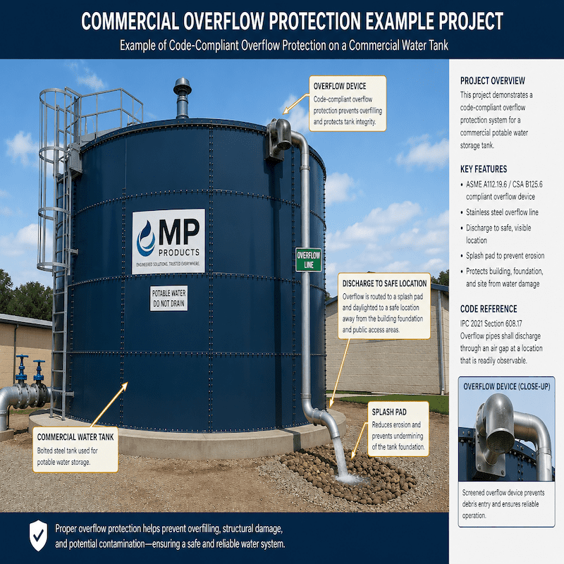 Commercial Overflow Protection Example Project