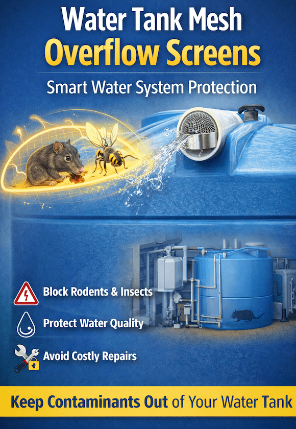 Water Tank Mesh Overflow Screens: Smart Water System Protection