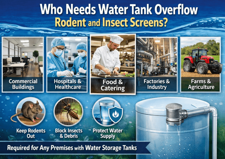 Overflow Rodent Screens | Insect Screen | Rodent & Insect Protection