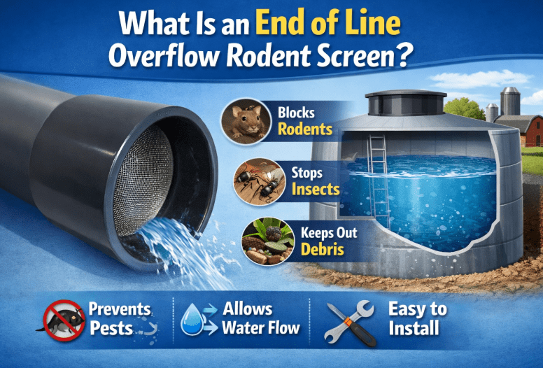 What Is an End of Line Overflow Rodent Screen?