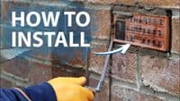 Anti Flood Air Brick - Buff