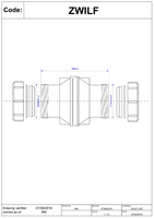 McAlpine Inline Screened Overflow Coupler - 2 inch