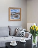 'A January Afternoon' Original Partridge Painting by John Trickett