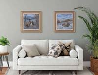 'A January Afternoon' Original Partridge Painting by John Trickett