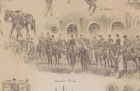 'A Royal Visit' The King of Afghanistan's Sate Visit Print by Joan Wanklyn