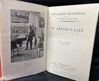 'An Artist's Life' book by Sir Alfred Munnings