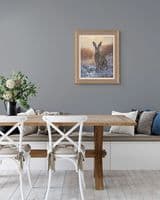 'Ansome Is' Original Hare Painting by John trickett