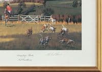 'Away From Bents, Lowesby - The Quorn' Ex-Display Hunting Print by Neil Cawthorn
