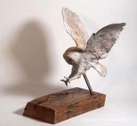 'Barn Owl' Original Ceramic Sculpture by Paul Doyle
