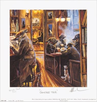 'Careless Talk' Very rare Artists Proof Copy by Mick cawston