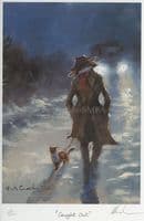 'Caught Out' Very Rare Mick Cawston Humorous Fox Print
