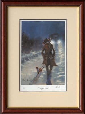 'Caught Out' Very Rare Mick Cawston Humorous Fox Print