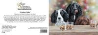 'Cocker Tails' Cocker Spaniel Blank Greetings Card by Paul Doyle C728
