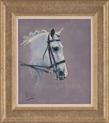 'Elegance' Original Horse Portrait by Malcolm Coward