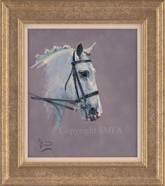 'Elegance' Original Horse Portrait by Malcolm Coward