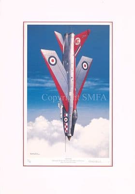 'Firebird' Ex-Display Lightning Aviation Print by Keith Woodcock