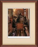 'Flushed' Lurcher Humorous Open Edition Print by