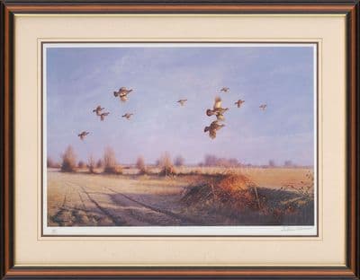 'Frosty Morning' Ex-Display Partridge Print by Julian Novorol