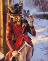 'Here's To You Sir' Limited edition Canvas Print by Mick Cawston