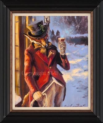 'Here's To You Sir' Limited edition Canvas Print by Mick Cawston