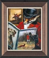 'Horse and Hound' Limited edition Canvas Print by Mick Cawston