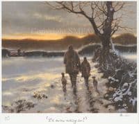 'I'll Do The Talking Son'  Very Rare Ltd Edition Print by Mick Cawston