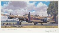 'Lancaster' Ex-Display Framed Aviation Print by Keith Woodcock