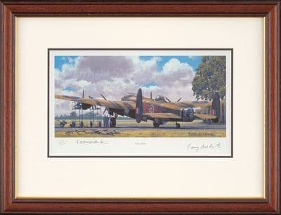 'Lancaster' Ex-Display Framed Aviation Print by Keith Woodcock