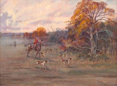 'Last Run of The Day' Original Painting by John King