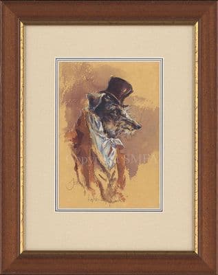 'Lightning Jack' Original Humorous Jack Russell Watercolour by Jonathan Walker