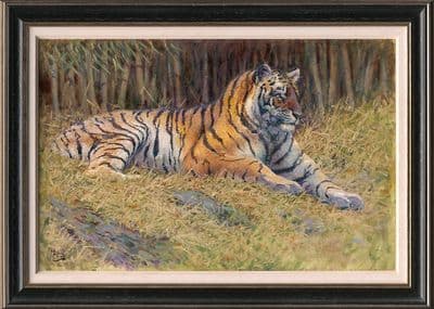 'Majesty' Original Tiger Painting by Malcolm Coward