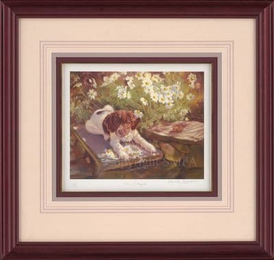 'Mine's a Margarita' Ex-Display Springer Puppy Print by Elizabeth Scrivener