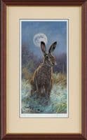 'Mooning Around' Hare Print by John Trickett